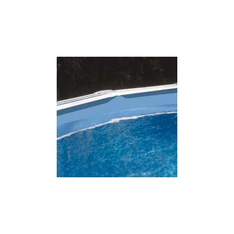Liner azul 40/100 - Sistema Overlap - Piscina Ovalada 610x375x132